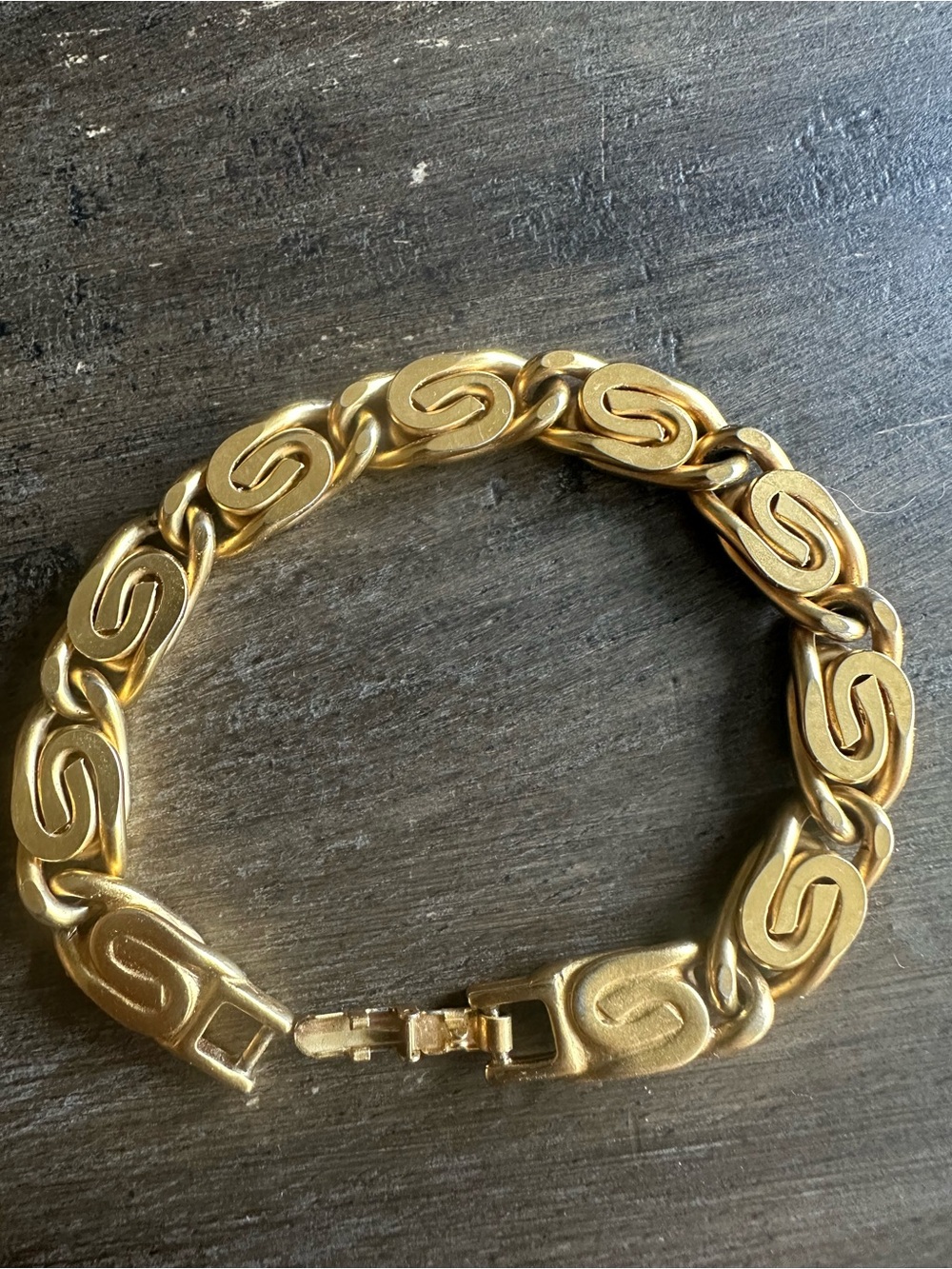 VTG Monet Gold Plated Link Bracelet